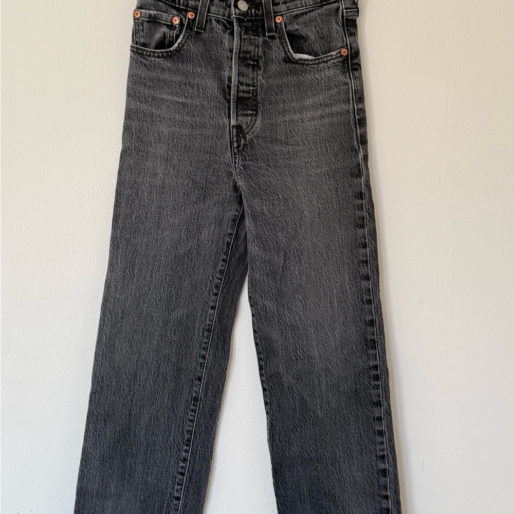 Levi's Charcoal Straight Leg Jeans